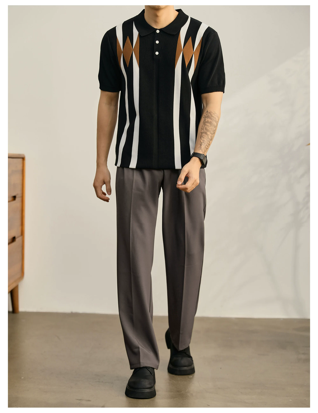 Lorenzo Drawcord Pleated Trousers