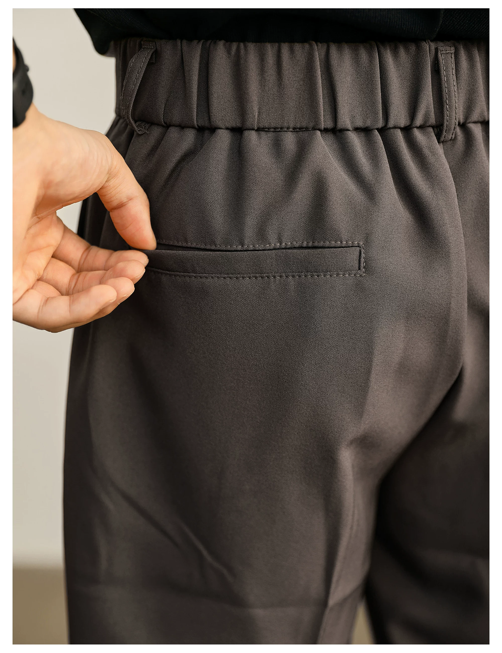 Lorenzo Drawcord Pleated Trousers