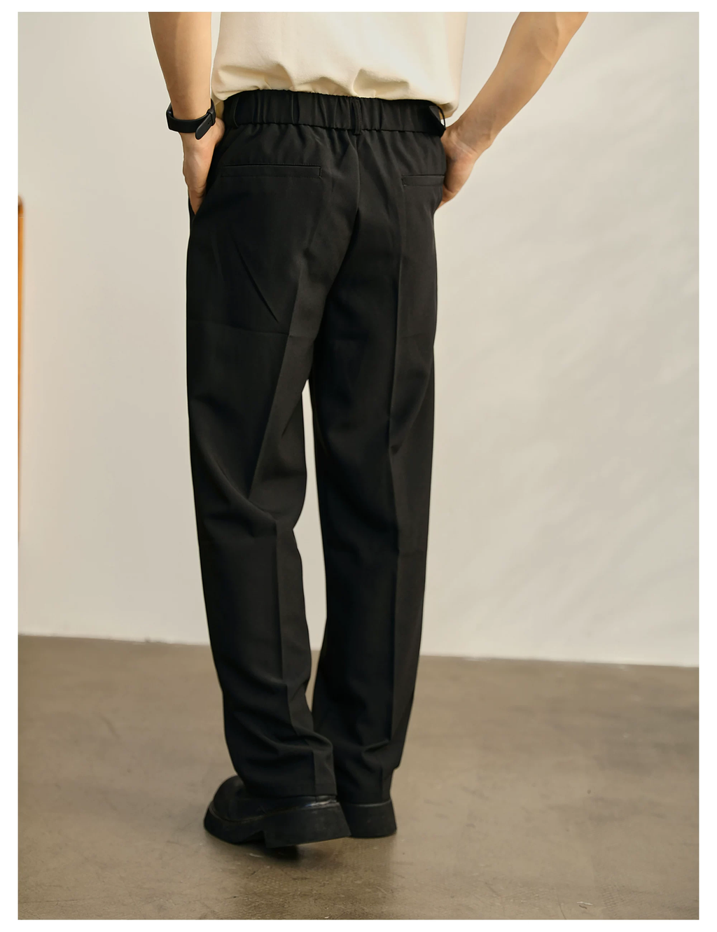 Lorenzo Drawcord Pleated Trousers