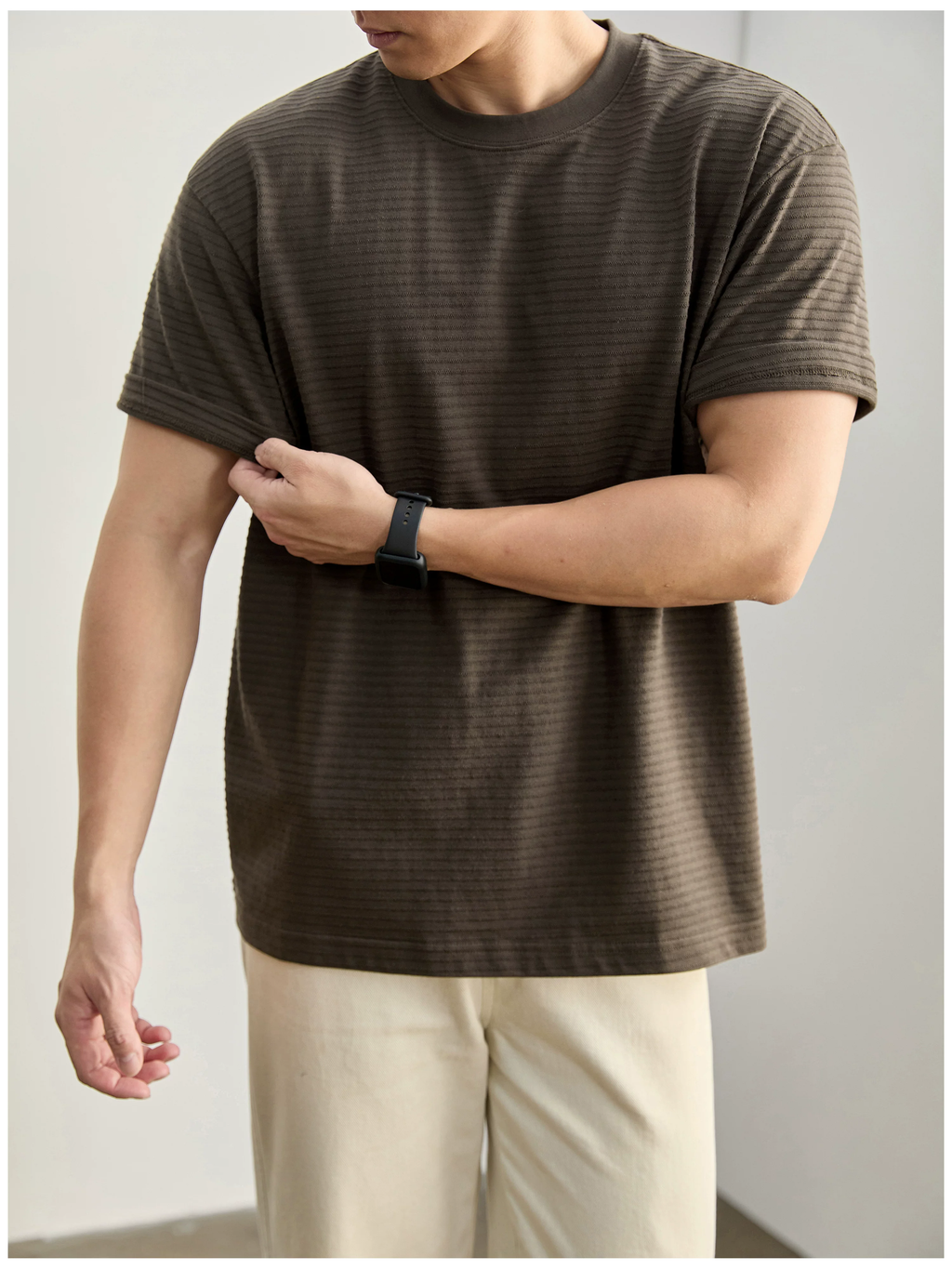 Arlo Textured Cotton Tee