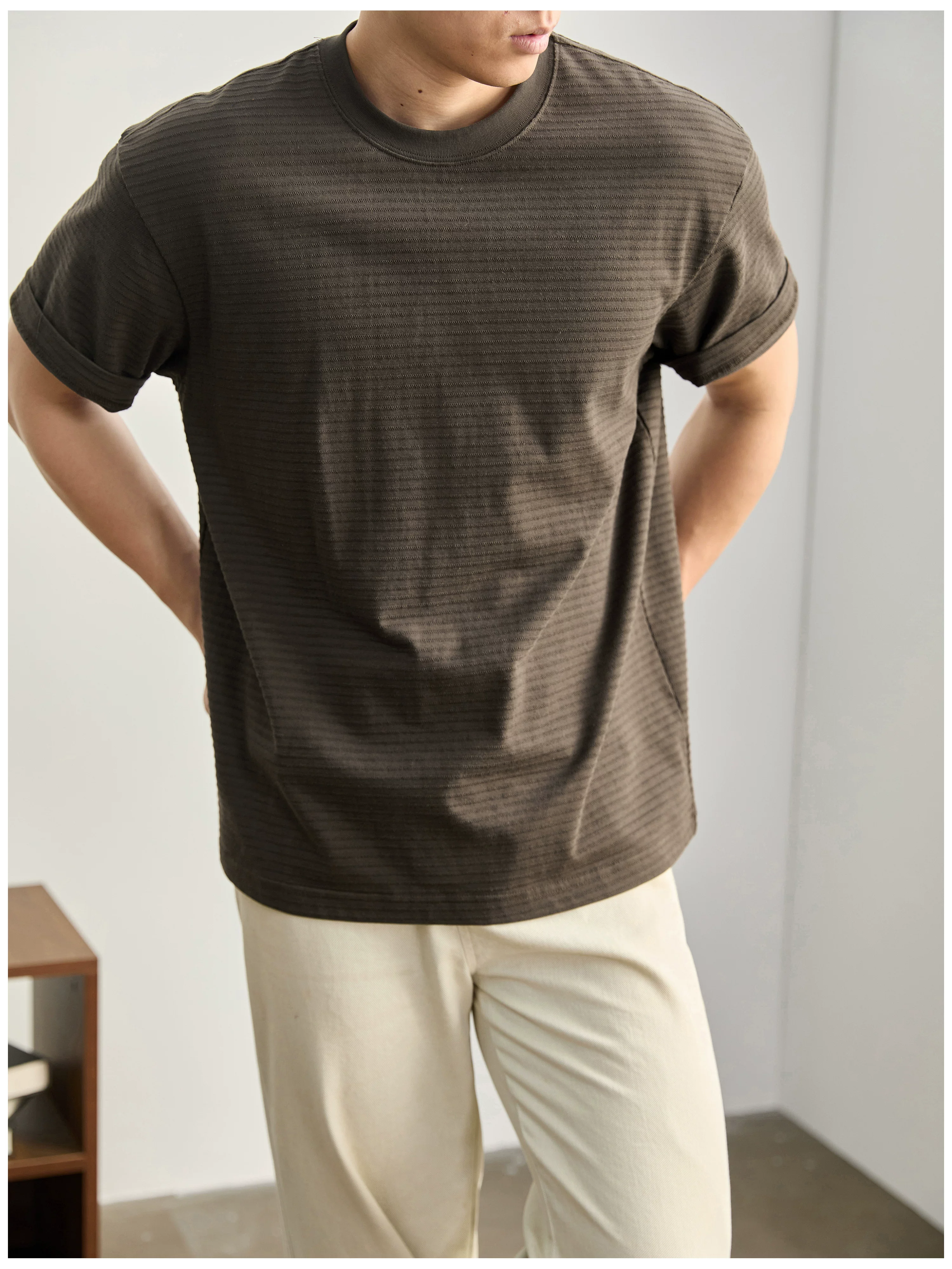 Arlo Textured Cotton Tee