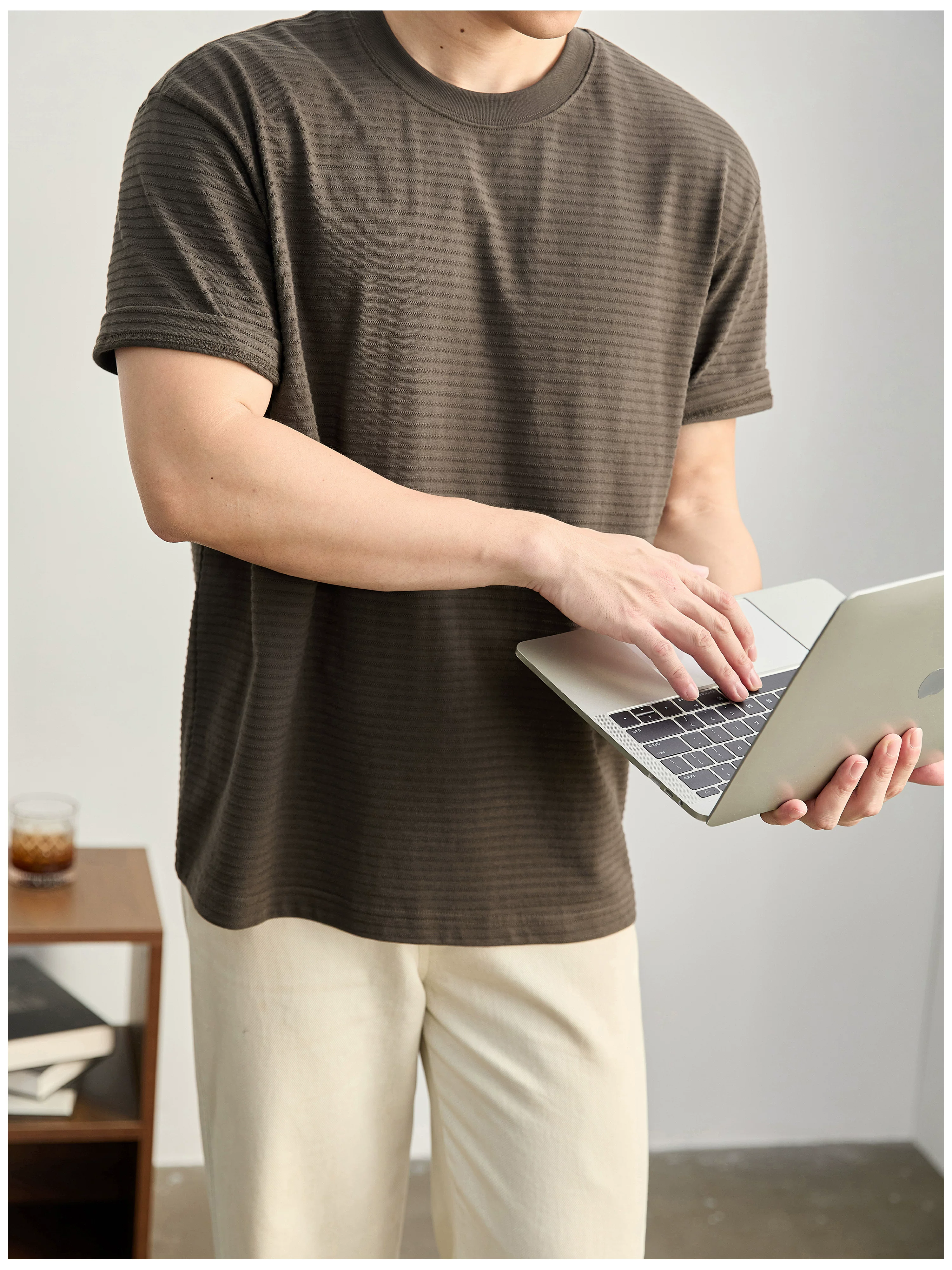 Arlo Textured Cotton Tee