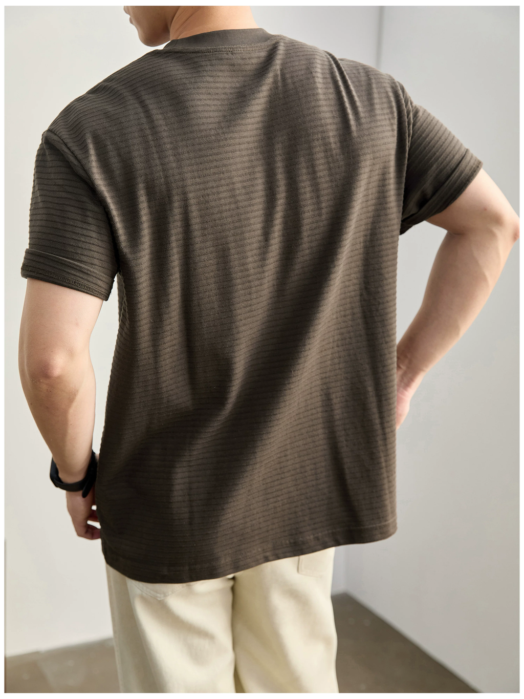 Arlo Textured Cotton Tee