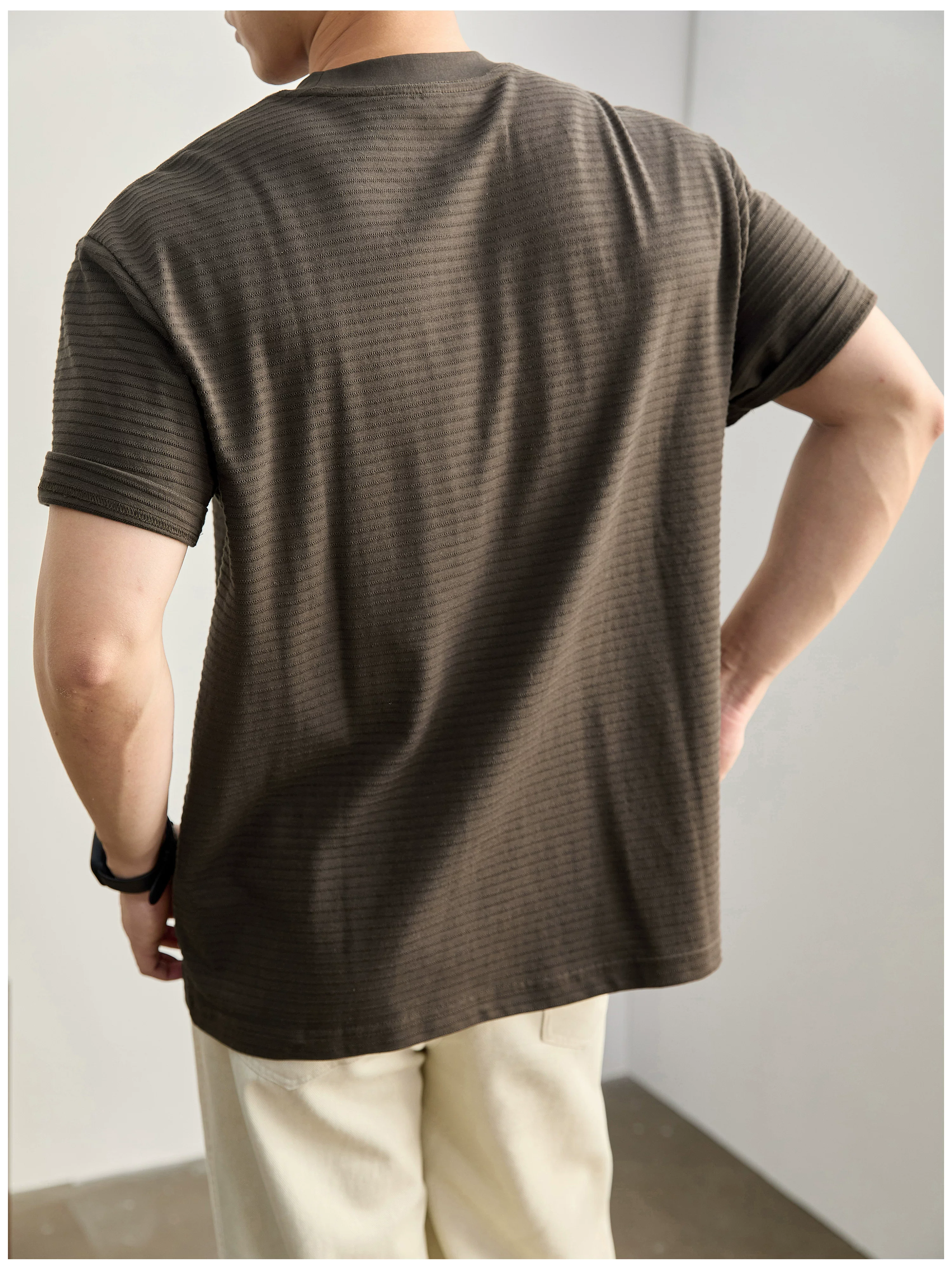 Arlo Textured Cotton Tee