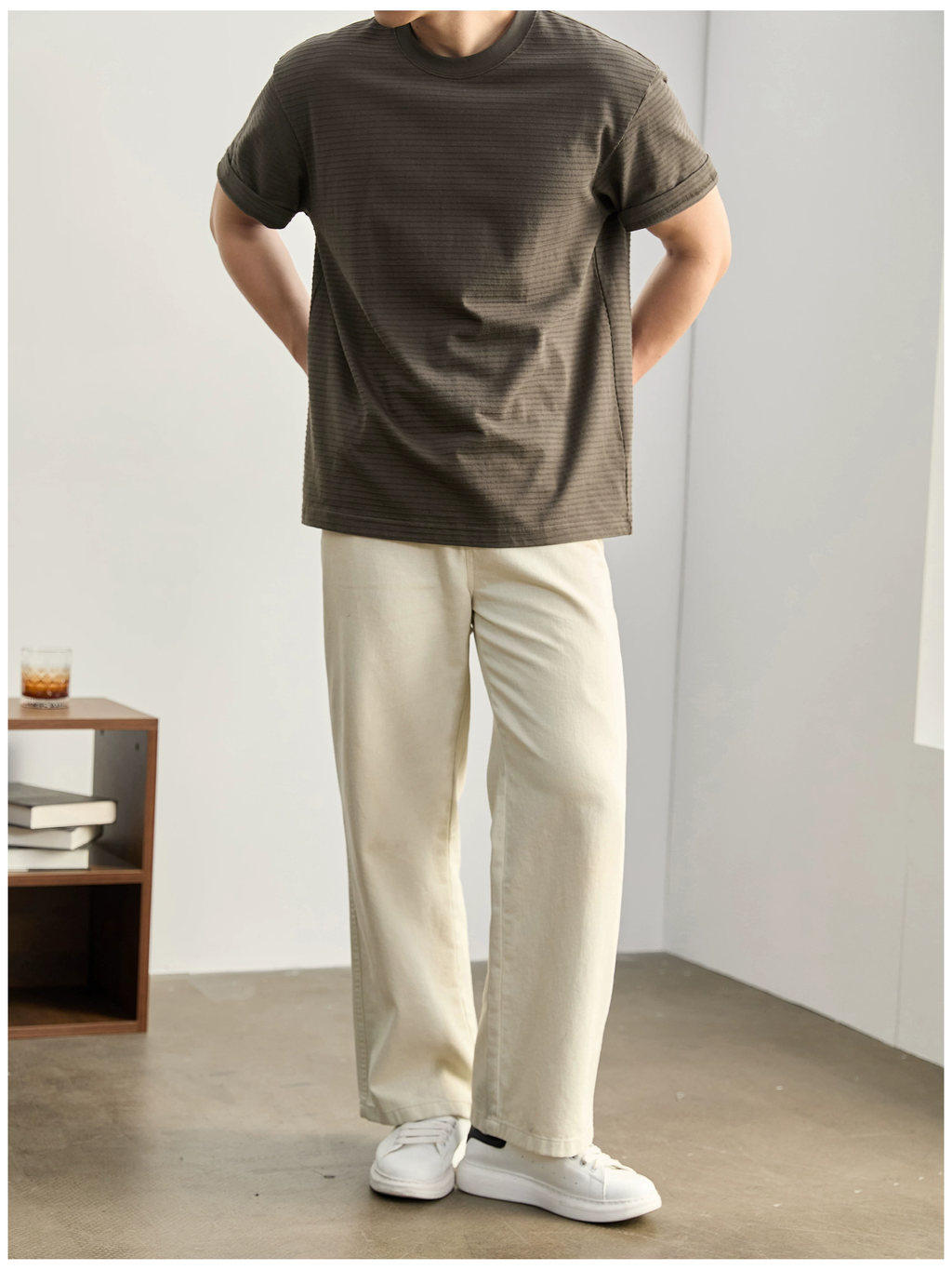 Arlo Textured Cotton Tee
