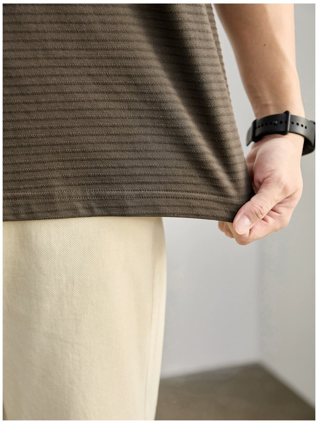Arlo Textured Cotton Tee