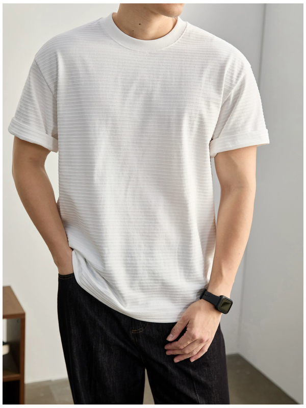 Arlo Textured Cotton Tee