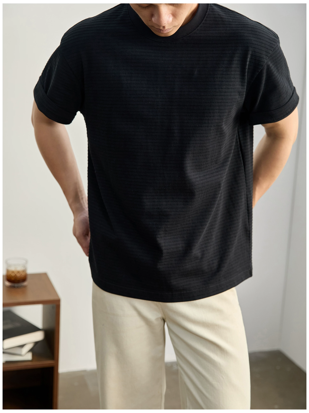 Arlo Textured Cotton Tee