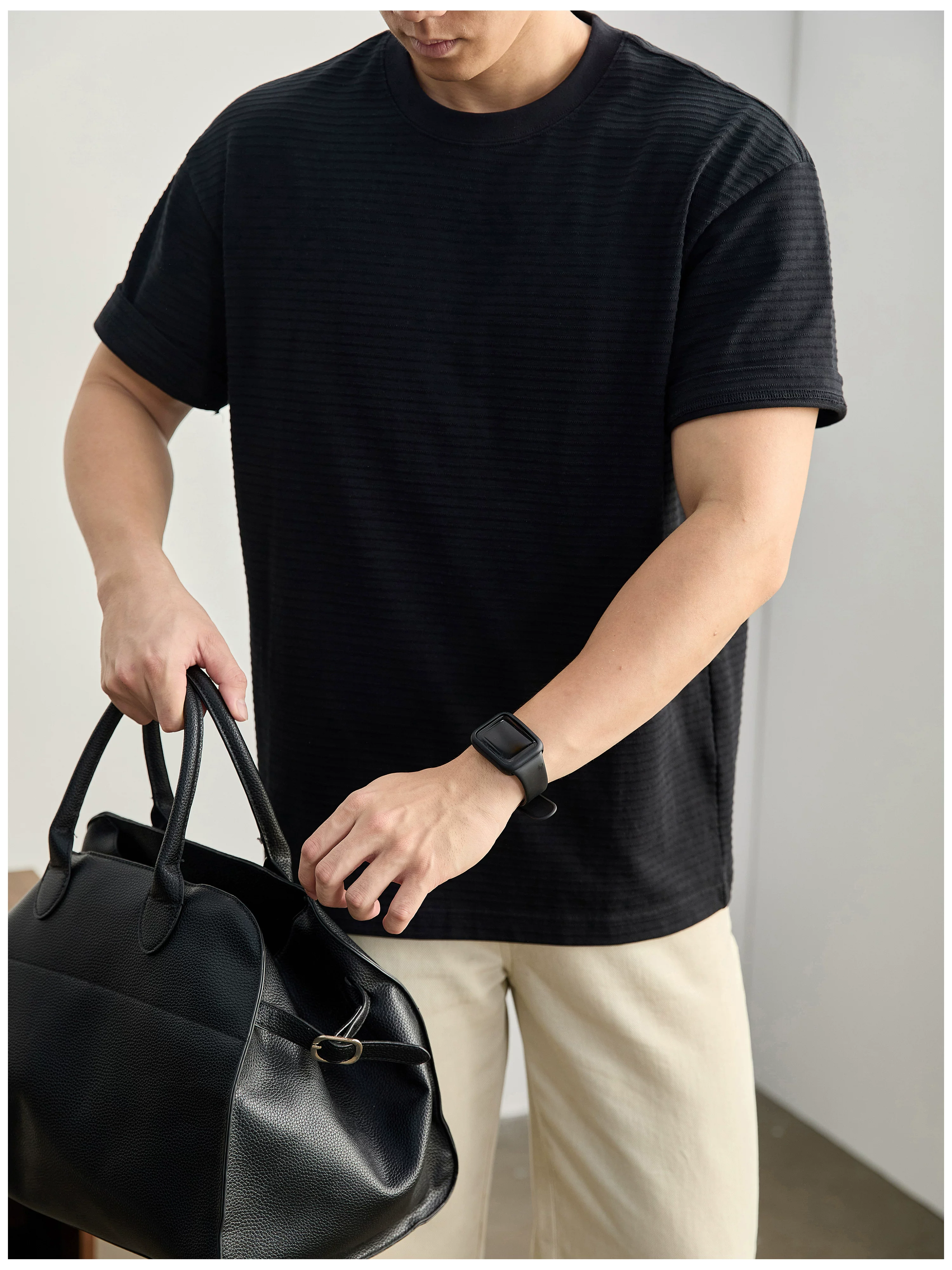 Arlo Textured Cotton Tee