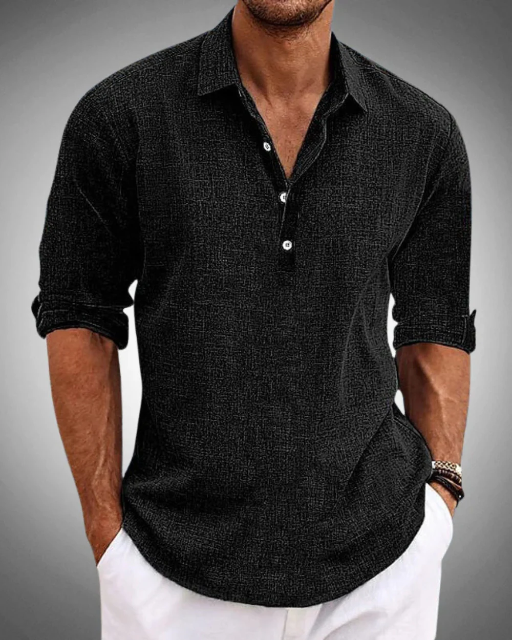 Brenton Coastal Linen Blend Shirt