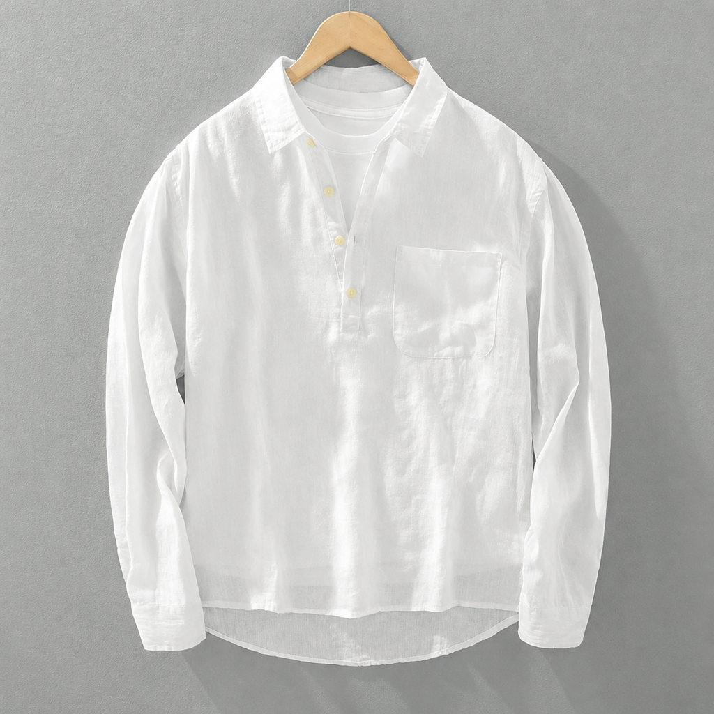 Soren Linen Pullover Shirt