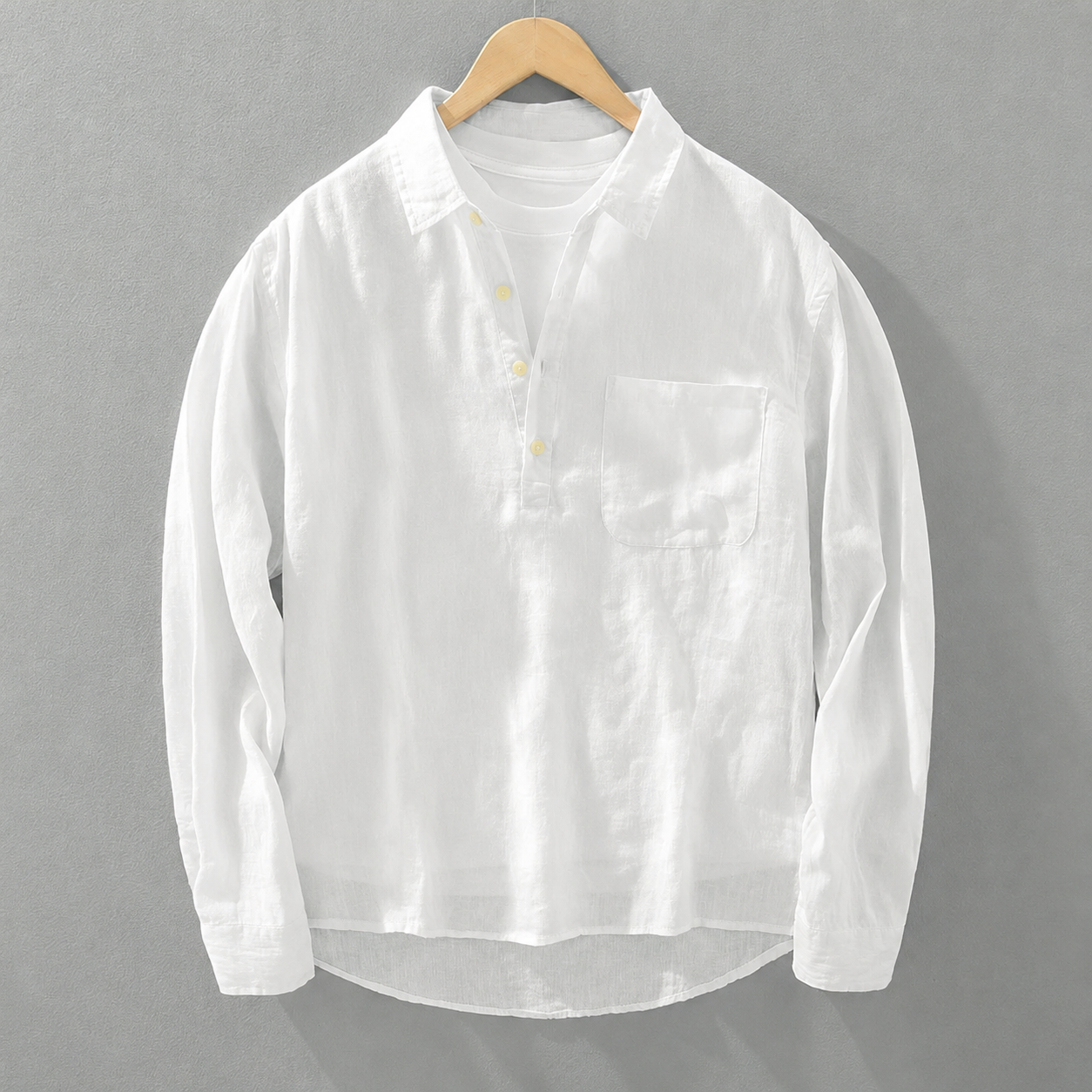 Soren Linen Pullover Shirt