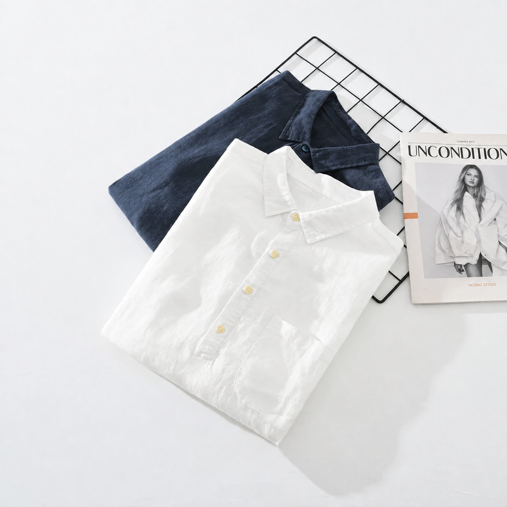 Soren Linen Pullover Shirt